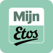 Groen logo met de tekst "Mijn Etos".